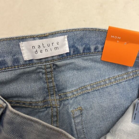 Nature Denim Distressed Mom Medium Wash Jeans Size 0 D30 - Picture 8 of 11